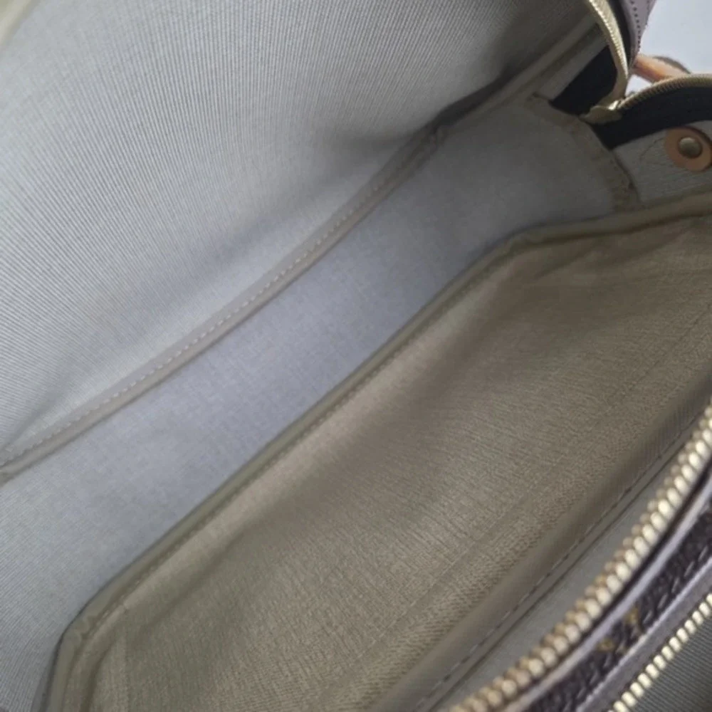 Louis Vuitton Reporter PM Monogram Shoulder Crossbody Messenger Bag Brown